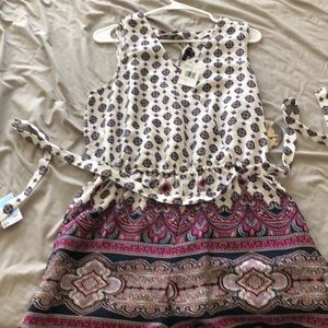 BOHO ROMPER NWT